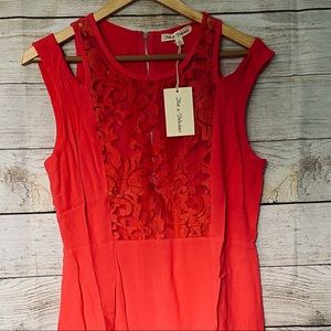 Deep Pink lace above the knee HOT + Delicious dres